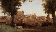 Jean-Baptiste Camille Corot View from the Farnese Gardens France oil painting artist